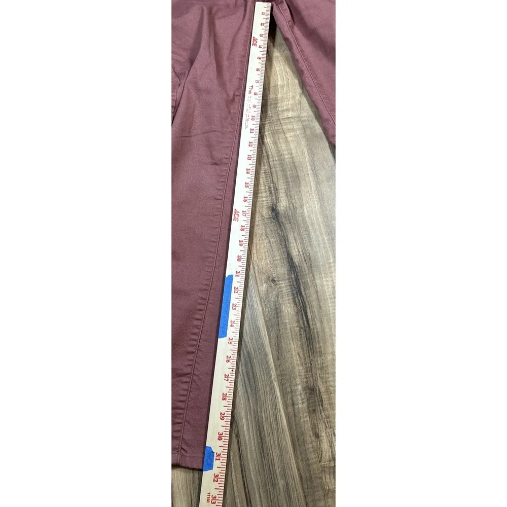 Prana Jeans Womens 6/28 Heather Red Skinny Outdoors Stretch Zip Fly - Picture 9 of 9